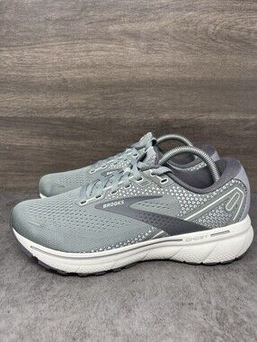 Brooks Ghost 14 Gray Mens Size 8 Running Walking Athletic Sneakers 1103691D067